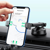 UGREEN Gravity Phone Holder with Suction Cup (Black) | حامل هاتف يونيجرين جرافيتي بكأس شفط (أسود)