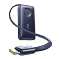 Baseus EnerCore CR11 10000mAh 45W Power Bank with Retractable USB-C Cable - Black | باور بانك بيسوس إنيركور CR11 10000 مللي أمبير 45 واط مع كابل USB-C قابل للسحب - أسود