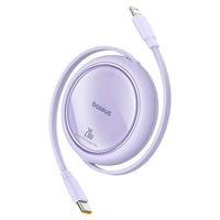 Baseus Free2Pull Retractable Cable C→iP 20W 1m  | كابل بيسوس قابل للسحب C إلى آيفون 20 واط 1 متر