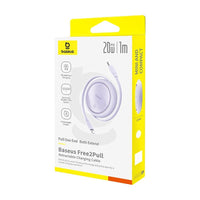 Baseus Free2Pull Retractable Cable C→iP 20W 1m  | كابل بيسوس قابل للسحب C إلى آيفون 20 واط 1 متر