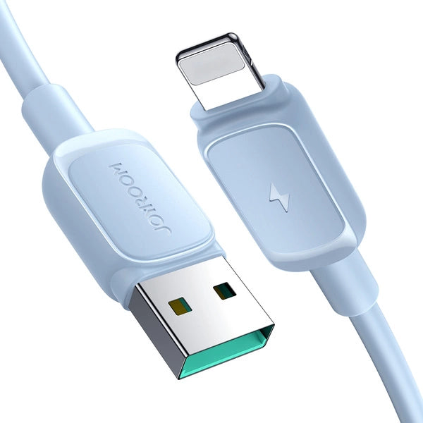 JOYROOM Kabloya Daneyên Şarjkirina Bilez a Rêzeya Pirreng a 3A ji USB-A bo Lightning 18W 1.2m