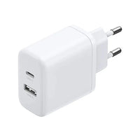 شاحن UGREEN 20W بمنفذين | UGREEN 20W 2-Port Fast Charger EU White
