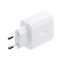 شاحن UGREEN 20W بمنفذين | UGREEN 20W 2-Port Fast Charger EU White