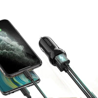 UGREEN Car Charger Mini 24W Dual USB 4.8A Fast Adapter | شاحن سيارة يو جرين 24 واط منفذين