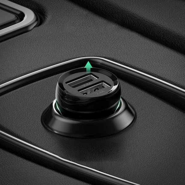 UGREEN Car Charger Mini 24W Dual USB 4.8A Fast Adapter | شاحن سيارة يو جرين 24 واط منفذين