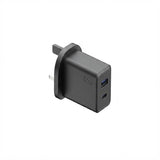 شاحن جداري GaN 5.0 بقدرة 45 واط ومنفذين من راف باور RP-PC1099 | RAVPower RP-PC1099 45W Dual-Port GaN 5.0 Wall Charger