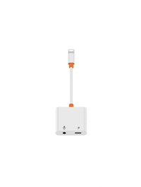 Adaptora Dengî ya WIWU Lightning bo Jacka Dengî ya 3.5mm bi Şarjkirina Bilez
