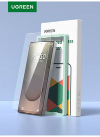 واقي شاشة UGREEN HD مع إطار تركيب لسامسونج جالاكسي S25 Ultra - عبوتين | UGREEN HD Screen Protector with Installation Frame for Samsung Galaxy S25 Ultra 2-Pack
