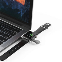 شاحن ويوو M16 برو مغناطيسي محمول لساعة ابل - ابيض | WiWU M16 Pro Portable Magnetic Wireless Watch Charger – White