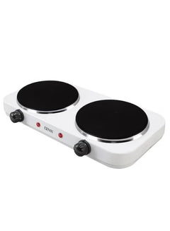 DENX 2000W Dual Electric Hot Plate Cast Iron Burners DX2803 | موقد كهربائي مزدوج دينكس 2000 واط