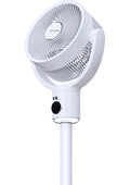 Lenyes LHF10 مروحة LED رقمية 10 إنش 5 سرعات بجسم قابل للتمديد وريموت كنترول - أبيض | Lenyes LHF10 10-Inch Digital LED 5-Speed Extendable Tower Fan with Remote - White
