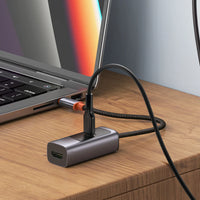 محول مكدودو 2 في 1 بمنفذ تايب سي الى HDMI بدقة 8K ومنفذ تايب سي بقدرة شحن 100 واط | Mcdodo 2 in 1 100W PD Type C Port & 8K HDMI Port USB Type C USB Hub