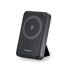 Innostyle 10000mAh Wireless Powerbank 2-in-1 w/ Stand | إنوستايل باور بانك لاسلكي 10000 مللي أمبير 2 في 1 مع حامل