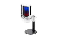 ميكروفون هافيت GK50 USB بإضاءة RGB – أبيض | Havit GK50 USB RGB Gaming Microphone – White
