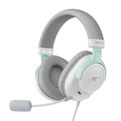سماعة ألعاب هافيت H2230E أبيض وسماوي | HAVIT H2230E Gaming Headset