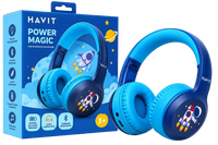 سماعة هافيت H626BT اللاسلكية للأطفال بتصميم كرتوني | HAVIT H626BT Wireless Headphones