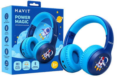 سماعة هافيت H626BT اللاسلكية للأطفال بتصميم كرتوني | HAVIT H626BT Wireless Headphones