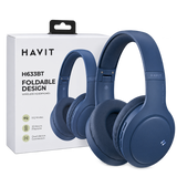 سماعة هافيت H633BT اللاسلكية القابلة للطي باللون الأزرق | HAVIT H633BT Wireless Headphones