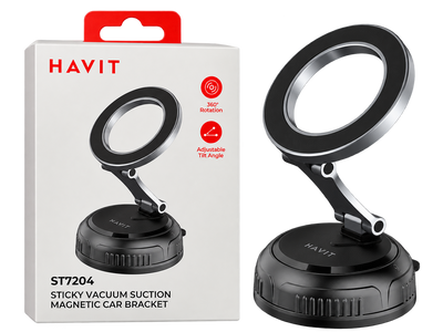 حامل هاتف هافيت ST7204 المغناطيسي بقاعدة شفط | HAVIT ST7204 Phone Holder