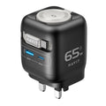 شاحن هافيت UC252UK GaN بقدرة 65W وكابل مدمج | HAVIT UC252 Wall Charger