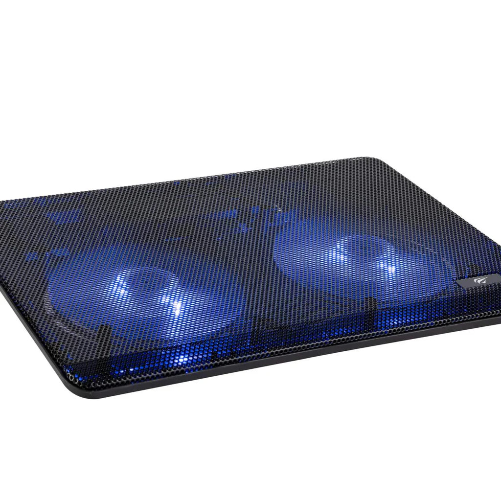 قاعدة تبريد لابتوب فائقة النحافة من هافيت - اسود | Havit Ultra-Slim Laptop Cooling Pad – Black