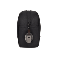 WiWU Hali H1 travel pouch Black - leather handle detail