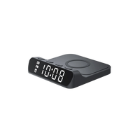 شاحن لاسلكي هافيت W3031 بقدرة شحن 15 واط مع منبه | Havit W3031 15W Wireless Charger with Alarm Clock