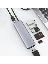 WiWU Type C Adapter 7 di 1 Ji bo Macbook