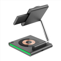 Wiwu 3 in 1 Wireless Charger - شاحن لاسلكي 3 في 1 بقدرة 15 واط من ويوو