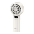 مروحة Green Lion Windix اليدوية 5 سرعات بطارية 1200mAh شاشة رقمية - أبيض | Green Lion Windix Handheld Fan 5 Speed 1200mAh Digital Display White
