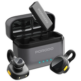 مايك لافالير بورودو Movo بموصل Type-C - أسود | Porodo Movo Lavalier Microphone Type-C Connector Black