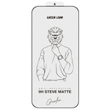 حامي شاشة Green Lion 9H Steve Matte AG زجاج لـiPhone 17 Pro - أسود | Green Lion 9H Steve Matte AG Glass Protector iPhone 17 Pro Black