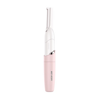 مشط حواجب Green Lion الكهربائي بزاوية قابلة للضبط - وردي | Green Lion Eyebrow Hair Trimmer Adjustable Angle Pink