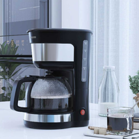 ماكينة تحضير القهوة بالتقطير من ليبريسو إبريق زجاجي سعة 1.25 لتر، وبقدرة 1000 واط | LePresso Drip Coffee Maker with Glass Carafe 1.25L 1000W