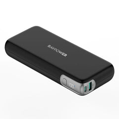 باور بانك راف باور RP-PB201 Pro بسعة 20000 مللي أمبير وقوة 65 واط مع منفذين Type-C ومنفذ USB | RAVPower RP-PB201 Pro 20000mAh 65W Power Bank with Dual Type-C and USB Port