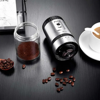 مطحنة القهوة المحمولة من ليبريسو مع حاوية تخزين | Lepresso Portable Mini Coffee Grinder with Storage