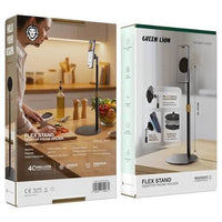 حامل هاتف مكتبي Green Lion Flex Stand بذراع مرن - أسود | Green Lion Flex Stand Desktop Phone Holder Flexible Arm Black