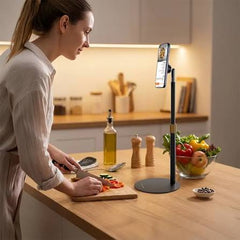 حامل هاتف مكتبي Green Lion Flex Stand بذراع مرن - أسود | Green Lion Flex Stand Desktop Phone Holder Flexible Arm Black