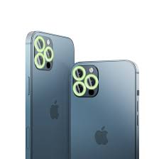 حامي كاميرا Green Lion Night Glow مضيء 9H 360° لـiPhone 12 Pro Max | Green Lion Night Glow Luminous Camera Lens Ring Protector iPhone 12 Pro Max