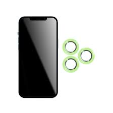 حامي كاميرا Green Lion Night Glow مضيء 9H 360° لـiPhone 12 Pro Max | Green Lion Night Glow Luminous Camera Lens Ring Protector iPhone 12 Pro Max