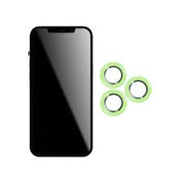 حامي كاميرا Green Lion Night Glow مضيء 9H 360° لـiPhone 12 Pro Max | Green Lion Night Glow Luminous Camera Lens Ring Protector iPhone 12 Pro Max
