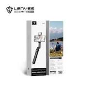 عصا سيلفي Lenyes مع حلقة إضاءة 3 أوضاع حامل هاتف وتحكم بلوتوث حامل وثلاثي | Lenyes Selfie Stick Ring Light 3 Modes Bluetooth Remote Tripod