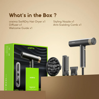 Oraimo SwiftDry OHD-550N Hair Dryer Graphite Grey - In the Box