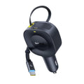 Baseus PrimeTrip VR2 Car Charger with USB-C Cable, 30W, 3A, 1 x USB-C, Black | شاحن سيارة بيسوس برايم تريب VR2 مع كابل USB-C 30 واط - أسود