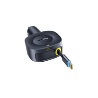 Baseus PrimeTrip VR2 Car Charger with USB-C Cable, 30W, 3A, 1 x USB-C, Black | شاحن سيارة بيسوس برايم تريب VR2 مع كابل USB-C 30 واط - أسود