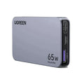 UGREEN USB-A+2×USB-C 65W GaN Tech Ultra-Slim Fast Charger - شاحن يوجرين 65 واط 3 منافذ GaN نحيف جداً