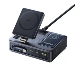 Baseus Nomos QI 5in1 Charging Station 140W - محطة شحن لاسلكي 5 في 1 من بيسوس نوموس 140 واط