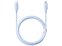 كابل Baseus Silky Cable USB-C إلى Lightning 20W 1m أزرق | Baseus Silky Cable C-iP 20W 1m Blue