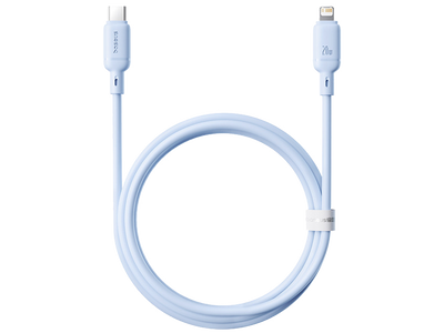 كابل Baseus Silky Cable USB-C إلى Lightning 20W 1m أزرق | Baseus Silky Cable C-iP 20W 1m Blue