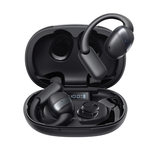 Guhguhkên Bêtêl ên JOYROOM Openfree JR-OE4, Heta 50 Saetan Dema Lîstinê - Reş | Guhguhkên Bêtêl ên JOYROOM Openfree Series JR-OE4 – 50 Saet Dema Lîstinê - Reş
